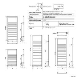 Grzejnik łazienkowy Revo RV firmy Enix