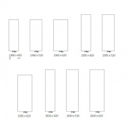 Grzejnik Case Slim - wymiary